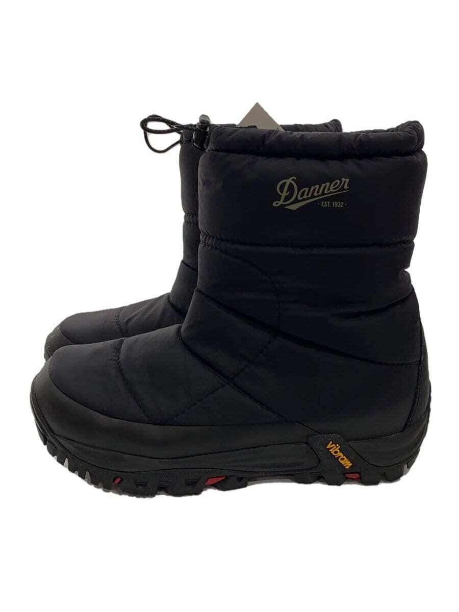 Danner Men's D120073 Mid-Length Black Snow Boots with Vibram Sole US7-image