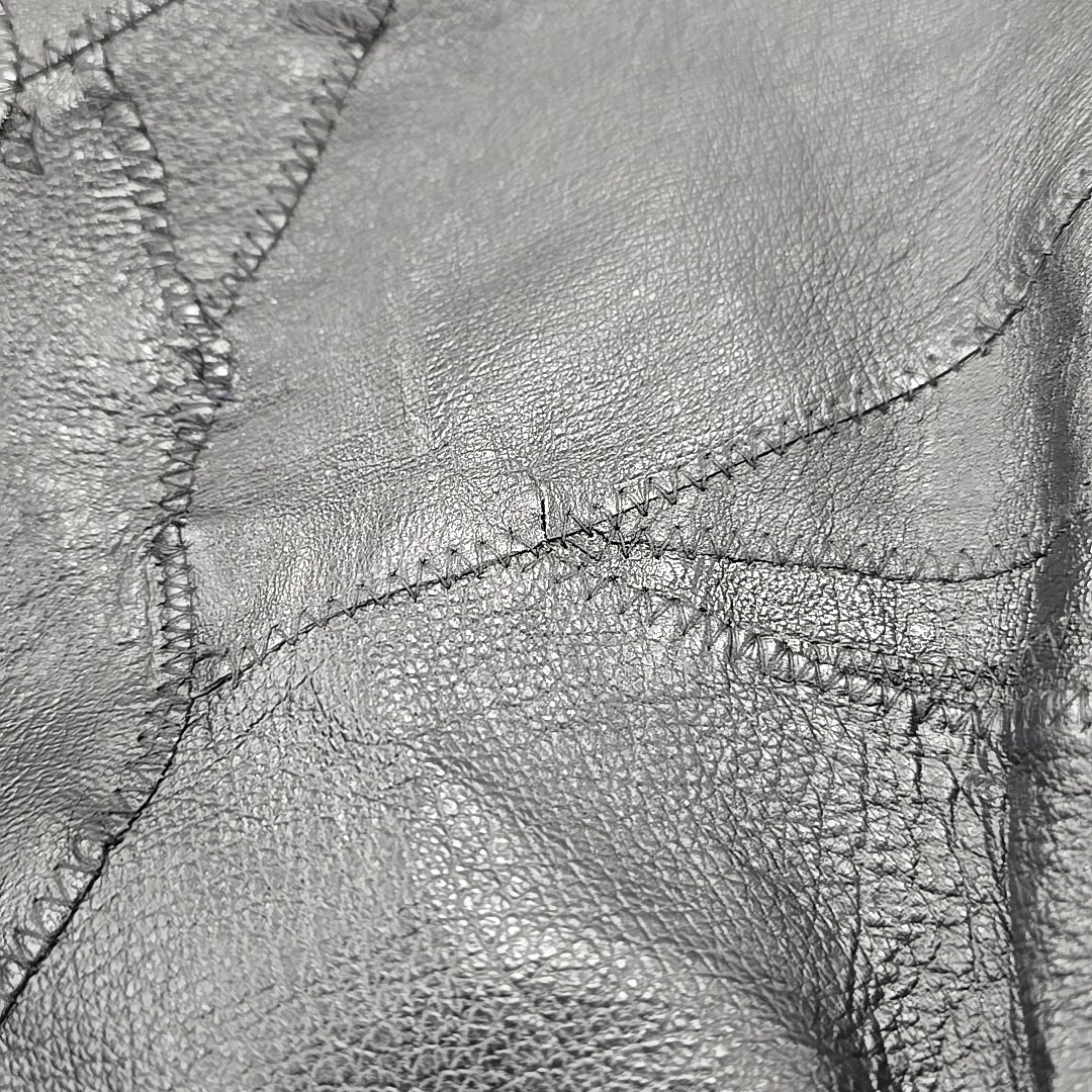 Flight Path Men's Patchwork Black Full Zip Leathe… - image 10