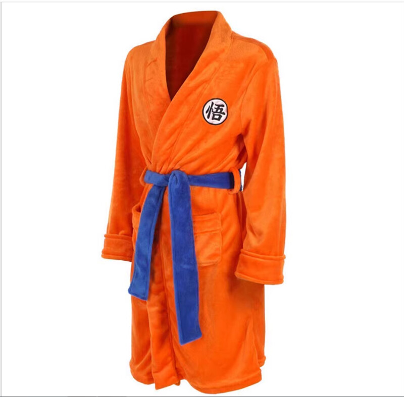 Bata de baño Dragon Ball Z ropa de dormir cálida Goku disfraces albornoz ropa de dormir unisex