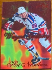 1996-97 Flair Hot Numbers Wayne Gretzky #4 New York Rangers