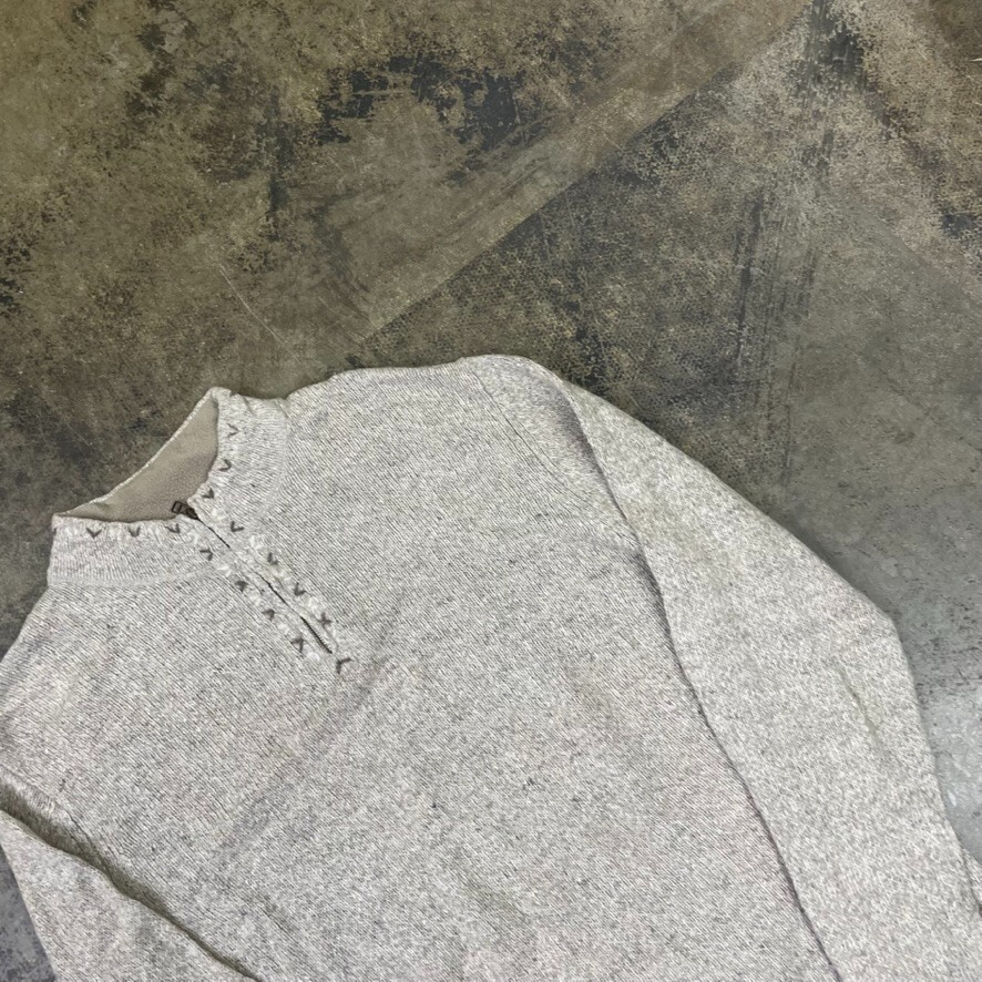 Woolrich Jumper Knit Half Zip Vintage Sweater, Beige, Mens Large eBay