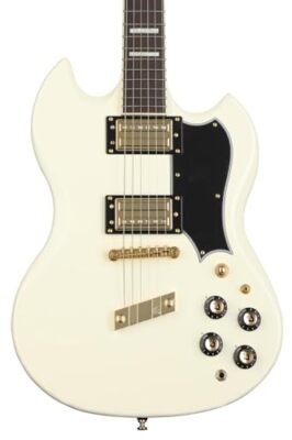 Guild Polara Kim Thayil Signature Electric Guitar - Vintage White
