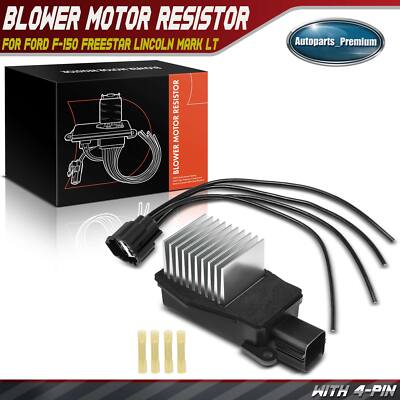New Heater Blower Motor Resistor for Ford F-150 Freestar Lincoln Mark LT Mercury