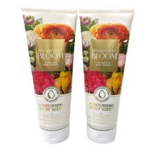 2 Pack (10 fl oz each) Brightest Bloom Moisturizing Body Wash Bath & Body Works