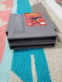 Nintendo NES Games Lot of 2 Wrath Of The Black Manta & Silent Service Tested
