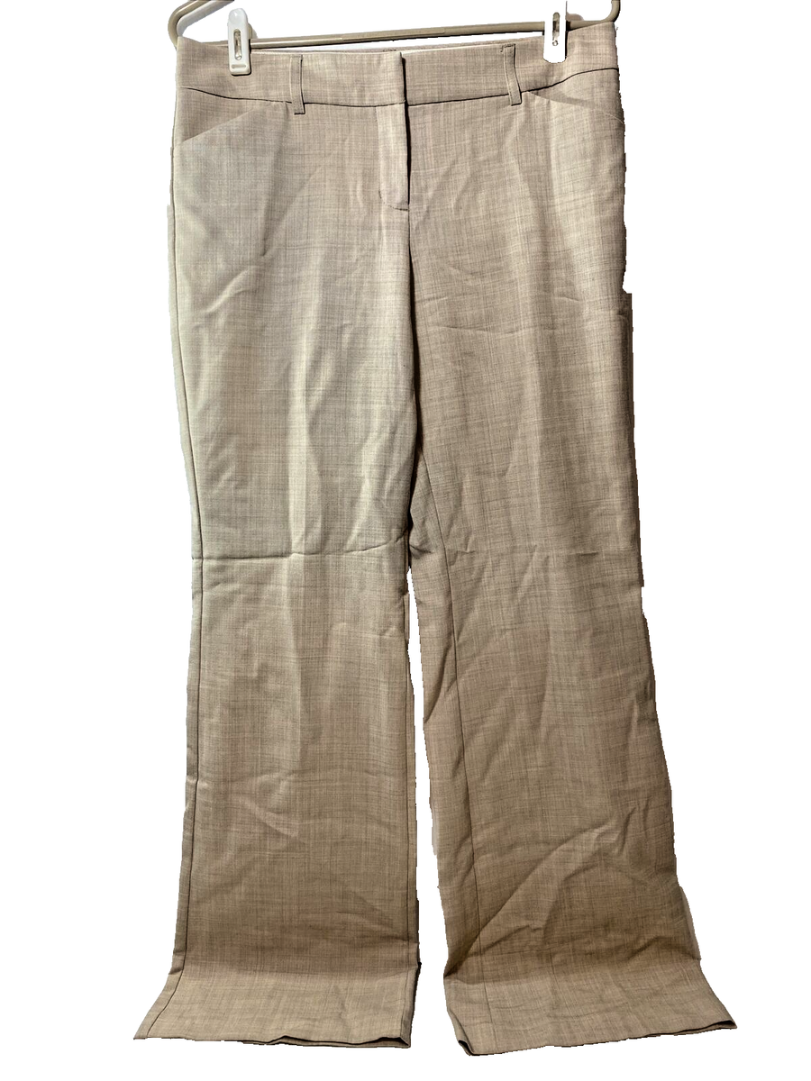 EXPRESS Design Studio womens Editor Biege Dress Pants Slacks Size 6 EXCELLENT!