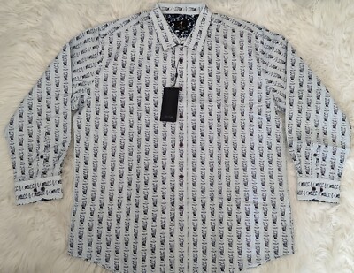 1 Like No Other London Men's Abstract Shirt XL