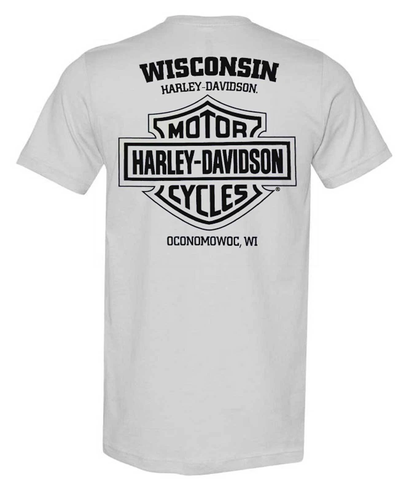 H Davidson Men's Motorcycle Crew Neck T-Shirt