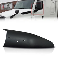 1PC Black Door Mirror Arm Cover For 2018-2023 Freightliner Cascadia Driver Side