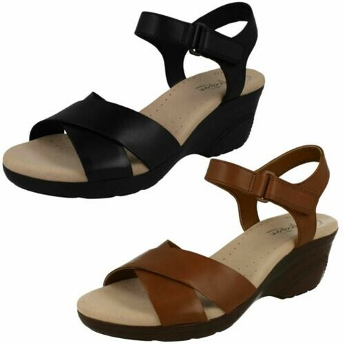 Damen Clarks Freizeit Keilabsatz - Lynette Deb Damen Clarks Freizeit Keilabsatz - Lynette Deb