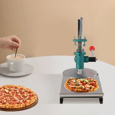 7.9 x 0.2 in Manual Dough Press Machine Pizza Dough Roller Sheeter Pastry Press