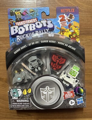 Transformers BotBots Series 6 Gamer Geeks Ruckus Rally Netflix 5 Pack Set 1