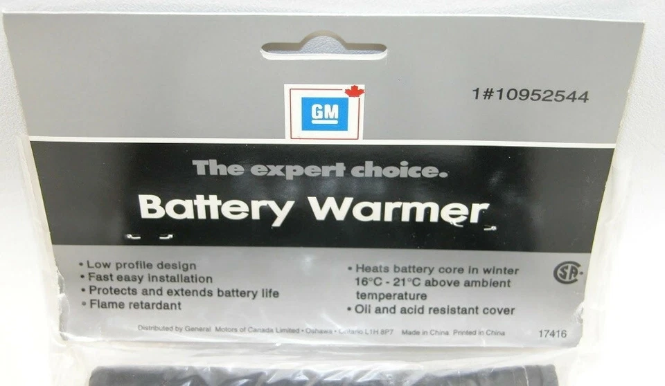 Nuevo aislador calentador de batería GM 80 vatios para camión Silverado Sierra 71-07 1/2 tonelada Foto 2 de 4