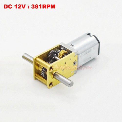 Mini motor de engranajes Micro N20 de doble eje DC 3V-12V caja de engranajes completamente metálica hágalo usted mismo coche robot - Imagen 18 de 18