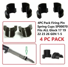 Spring Cups 4pc Fits ALL Glock Firing Pin  17 19 22 23 26 GEN 1-5
