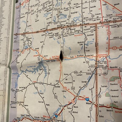 Vintage Road Map Central States United States 1980 AAA | eBay