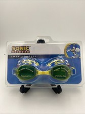 NEW Kids Sonic the Hedgehog Swim Goggles Ages 3 Adjustable
