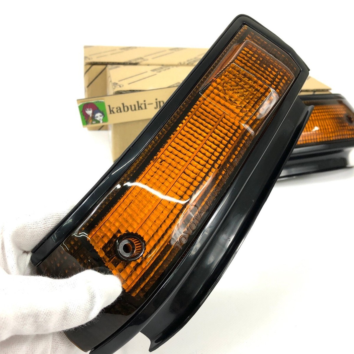 Toyota Genuine Trueno AE86 Sprinter Turn Signal Lamp Lens LH & RH