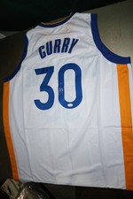 STEPH CURRY hand-signed autographed Golden State Warriors jersey JSA coa
