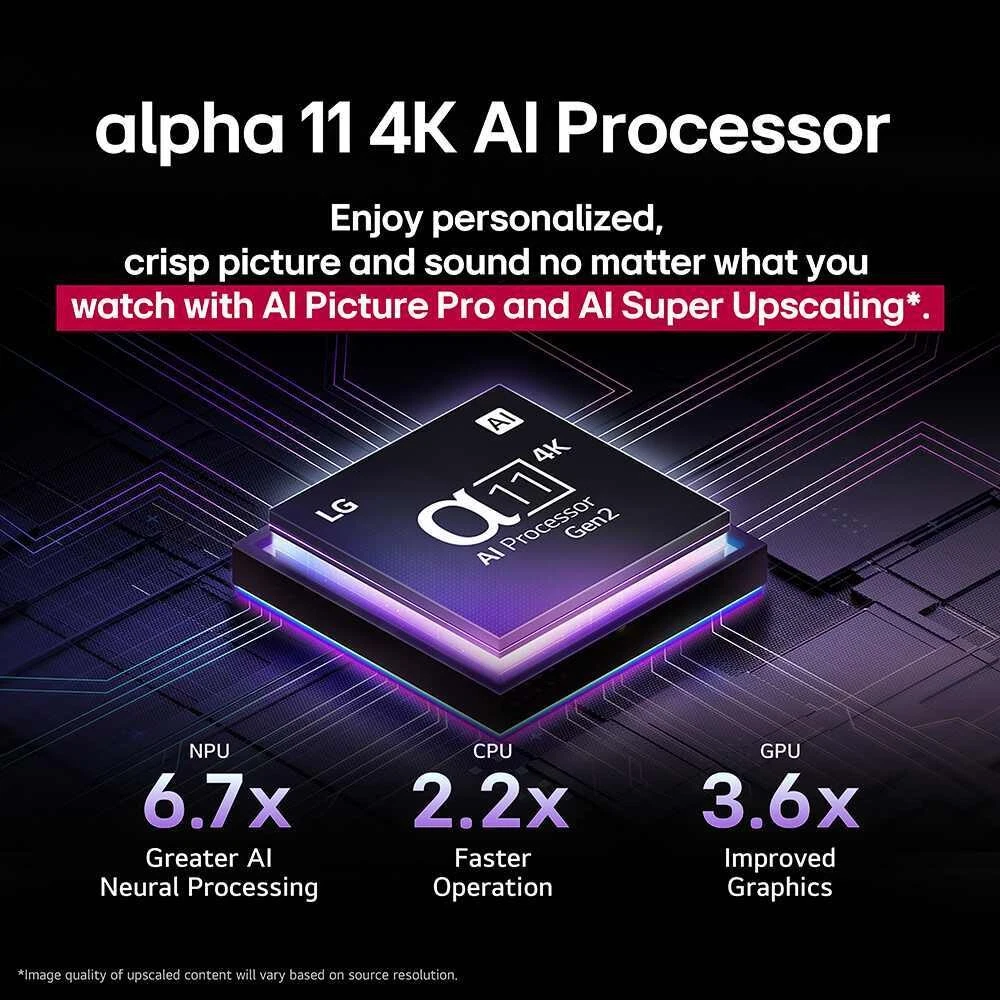 LG OLED77G5WUA 77" G5 4K UHD OLED evo Smart TV w/ Wall Mount