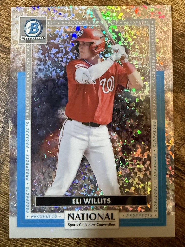 Eli Willits 2026 Bowman Chrome National NSCC Annual Refractor /26 SSP Nationals