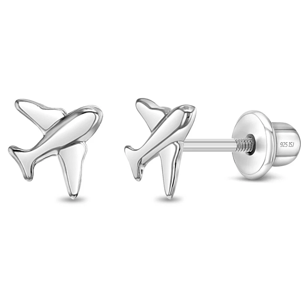 Orecchini unisex a sfera 3 mm in argento sterling con chiusura a