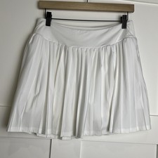 NWT Adidas Ultimate365 Tour Pleated Golf Skirt Skort White HS8951 Size S 8-10 