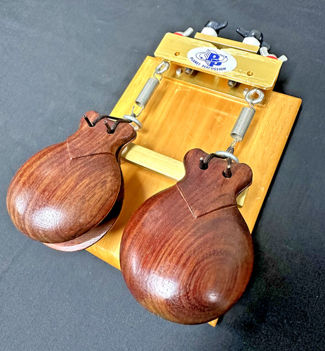 Vintage Castanet Machine, Planet Percussion/Frank Epstein, 1980s, Rosewood