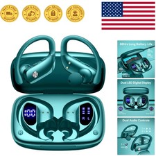 48 Hour Playback Bluetooth Headset with LED Display - Sports Ready Design
