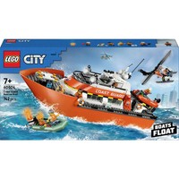 60504 Lego® City Rettungsboot Der KüStenwache Mit Hubschrauber (60504)