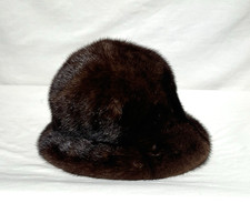 Vintage Mink Fur Bucket Hat Designed by Nikki Small 21” 50s/60s Retro Chic Mink Fur Bucket Original Vintage Hats for Women for sale | eBay main image 2