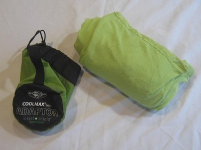 SEA TO SUMMIT ADAPTOR COOLMAX SLEEPING BAG LINER Mummy 7'x36'' Travel Camp GUC++