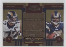 2008 Playoff Contenders Draft Class Gold 79/100 Chris Long Donnie Avery #31 0a1