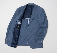 Men Hugo Boss Navy Silk Blazer 42 / XL / 50