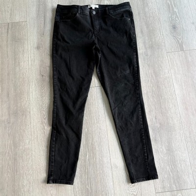 Artisan Crafted by Democracy Womens Black Stretch Mid Rise Jeans Size 14