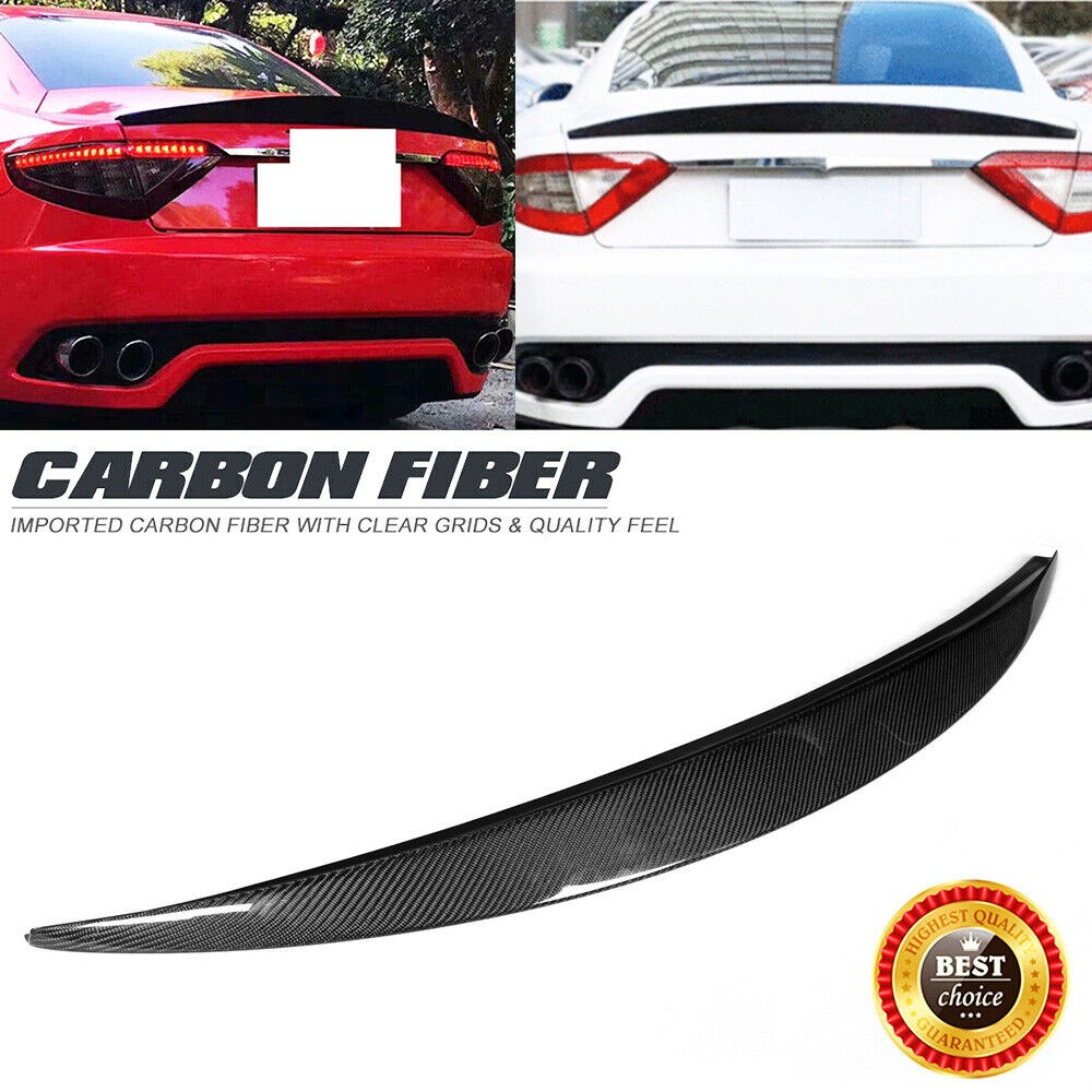 REAL Carbon Fiber Trunk Spoiler For Maserati Gran Turismo Coupe GT 2007-2014 13