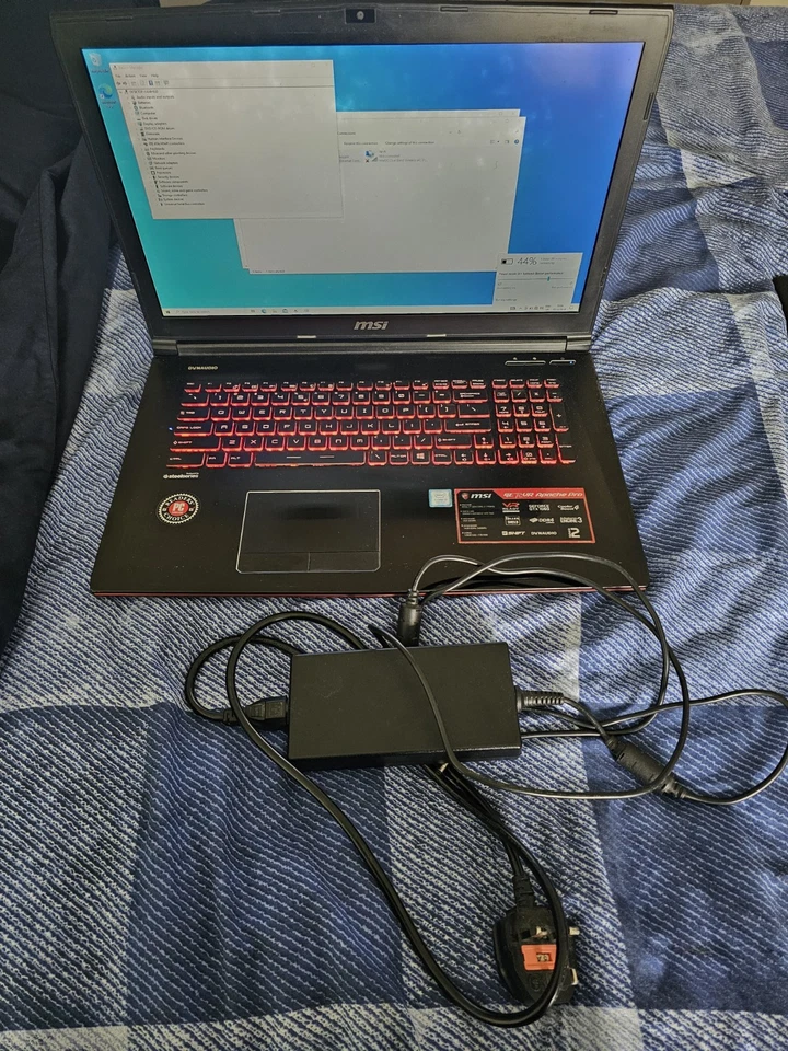 MSI Gaming Laptop i7-7700HQ GTX 1060 3GB Vram 16GB RAM 500GB SSD 17.3” FHD - Image 4 of 4