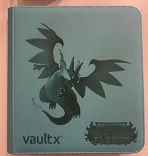 Vault X Phantasmal Flames Teal 12 Pocket Binder