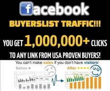 FACEBOOK Website Traffic 1,000,000+ Targeted Webpage Traffic From USA BUYERS!