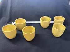Vintage Chartreuse Russel Wright American Modern Tall Tumblers Set of 6