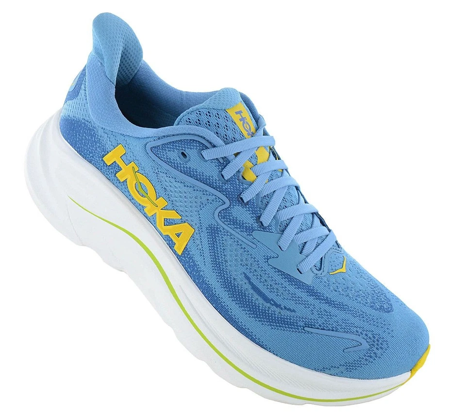 HOKA Clifton 10 - Hombres Zapatos para Correr Azul 1162030-ALF Deportes Zapatos para Correr Nuevos Foto 2 de 4