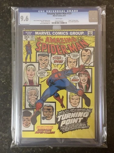 Amazing Spider-Man #121 CGC 9.6 White Pages-Death of Gwen Stacy!