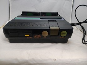 Sharp Twin Famicom AN-505BK Cartridge + Disk System Console Black Serviced Japan