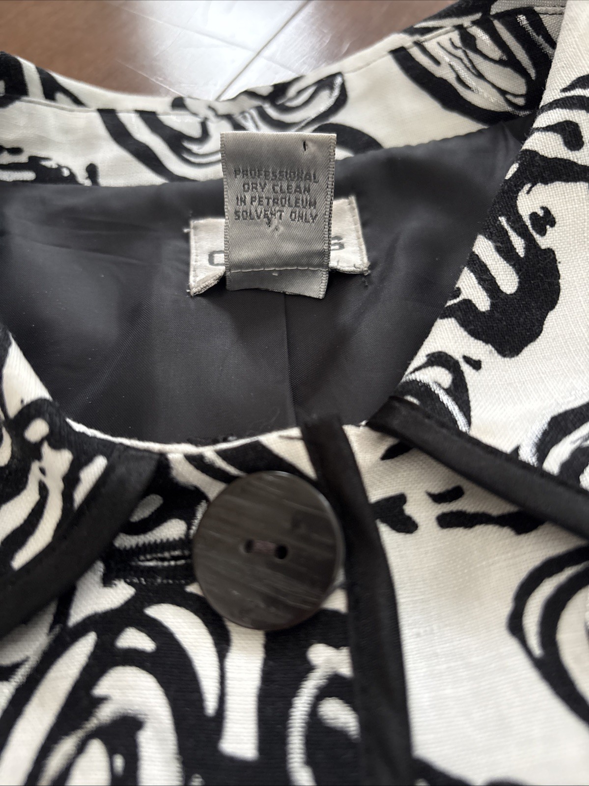 Chicos Button Front Linen Topper Jacket Womens 1 … - image 8