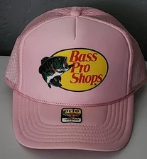 Bass Pro Shops Trucker Hat Women’s OS Snapback Mesh Foam Fishing Cap 