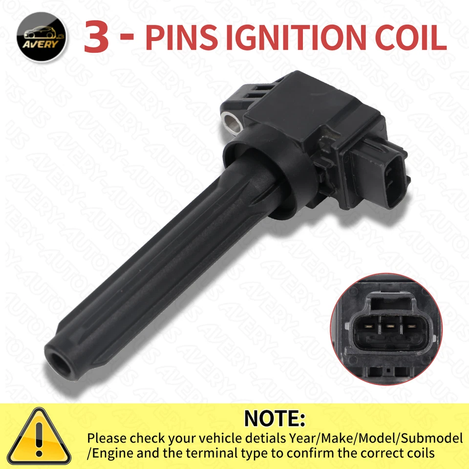 ✅ 4 Ignition Coil For UF814 Mitsubishi Outlander 2.4L l4 14 2015 2016 2017 UF814 Foto 4 de 4