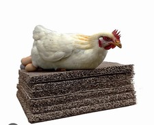 Washable Chicken Nesting Box Pads 6 Pcs Reusable Hens Nest Bedding Artificial
