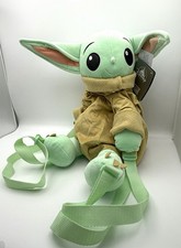Disney Star Wars Mandalorian Grogu Baby Yoda Plush Backpack Bag NWT