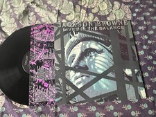 JACKSON BROWNE LIVES IN THE BALANCE ORIG VINYL 1986 LP NM-/NM-