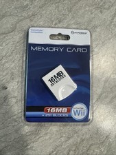 New 2012 Hyperkin 16MB 251 Blocks White Memory Card For Nintendo Wii GameCube